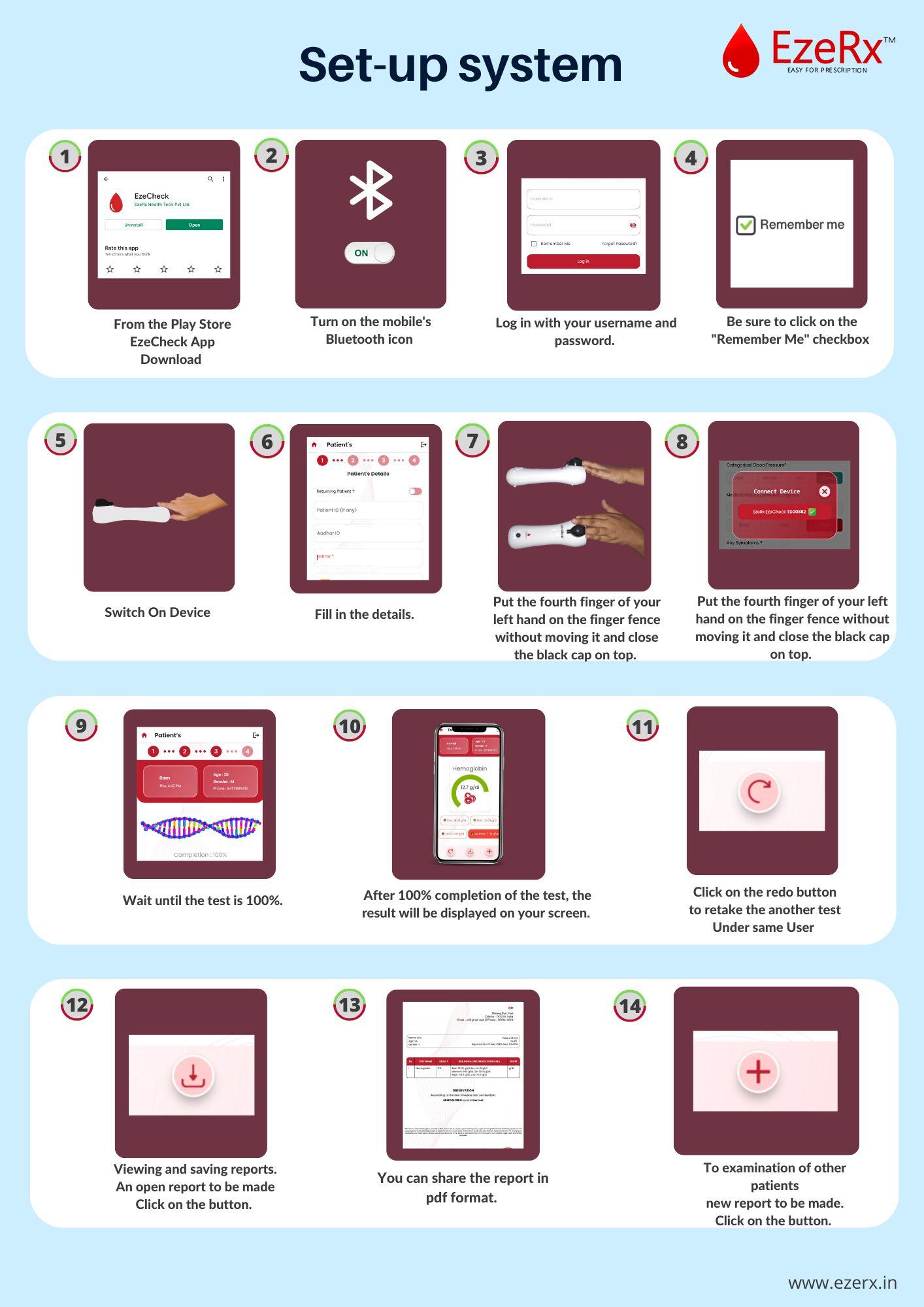 How to Use EzeCheck App Details Process of How to set up EzeCheck in Mobile